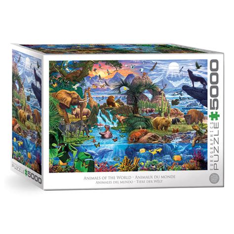 Animals Of The World 5000 Piece Puzzle – The Puzzle Nerds