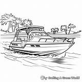 Speed Boat Coloring Pages  Free & Printable sketch template
