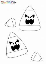 Candy Corn Coloring Pages sketch template