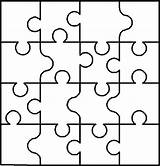 Puzzle Piece Coloring  ClipArt Best sketch template