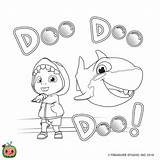 Cocomelon Baby Coloring Page yoyo Xcolorings Rhymes 1000px  sketch template