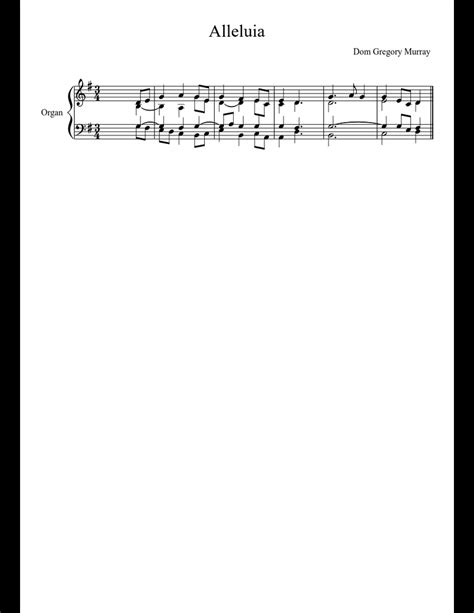 Gospel Acclamation sheet music download free in PDF or MIDI