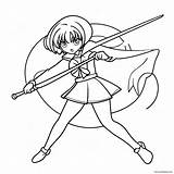 Sailor Saturn In Action Coloring Page 47234 37346 sketch template