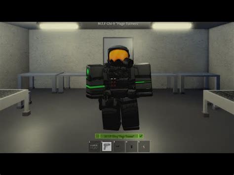 Roblox SCP M.T.F Chi-9 "Page Turners" Operator (Avatar Build) - YouTube