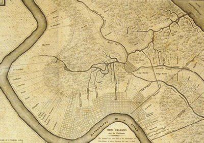 THE THIRD BATTLE OF NEW ORLEANS: Map du Jour: 1828 Plan of New Orleans ...