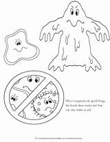 Germ Coloring Pages  Printable Images For Kids sketch template