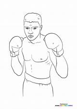 Boxing  Coloring Pages For Kids 100% Free Print Or Download sketch template