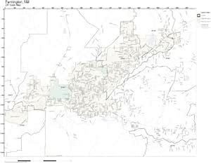 ZIP Code Wall Map of Farmington, NM ZIP Code Map Laminated : Amazon.ca ...