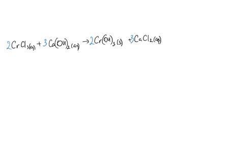 SOLVED: Chromium(III) ions are very poisonous. They can be removed from solution by ...