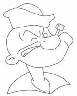 Popeye The Sailor Man Coloring Pages sketch template