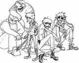 Gorillaz Coloring Pages Coloring Pages sketch template
