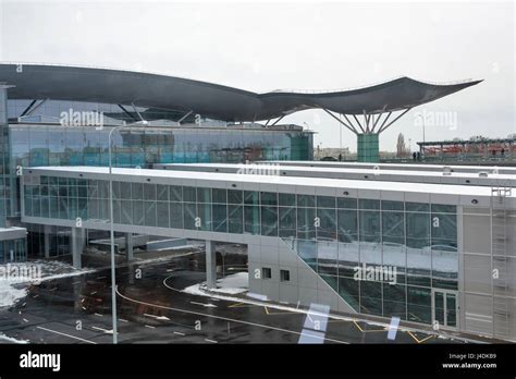 BORYSPIL, UKRAINE - FEBRUARY 02, 2015: Boryspil International Airport ...