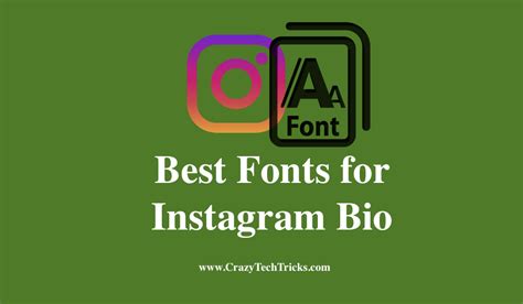 Best Fonts for Instagram Bio - Download Instagram Bio Font