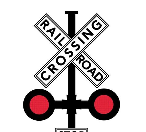 Railroad Crossing Signs Clipart - Longest Journey