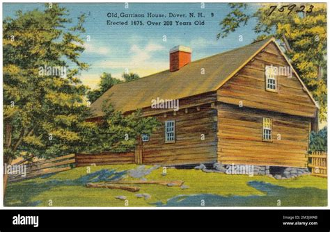 Old Garrison House, Dover, N.H., erected 1675, over 200 years old. , Historic buildings, Houses ...