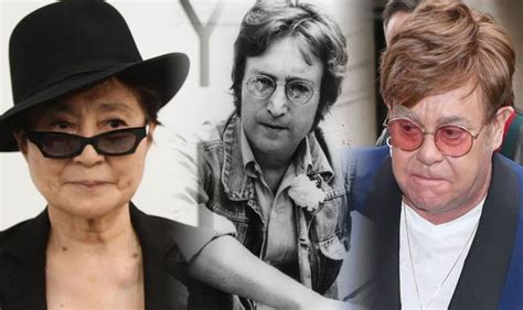 John Lennon's wife Yoko Ono's CLASH with Elton John after The Beatles star's death | Music ...