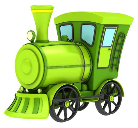 Green toy train stock illustration. Illustration of render - 28080868