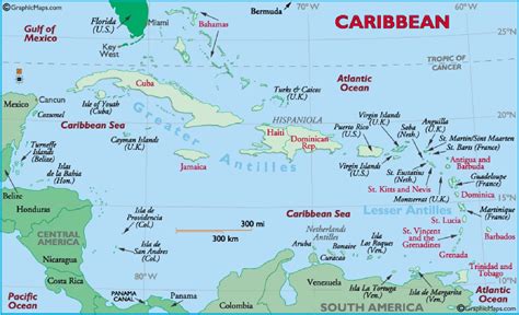 Map Of The World West Indies - Map Worksheets