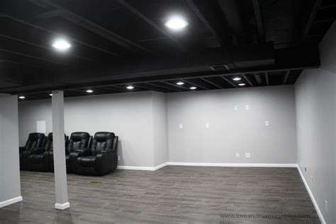 How To Paint A Basement Ceiling Black - Openbasement