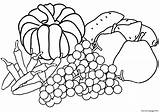 Fall Harvest Coloring Pages Sketch Coloring Page sketch template