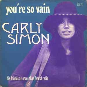 Carly Simon – You're So Vain (1972, Vinyl) - Discogs