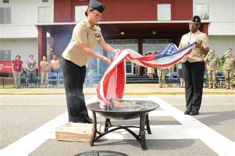 DVIDS - Images - US flag retirement ceremony [Image 2 of 3]