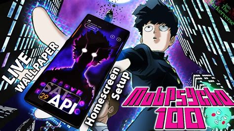 Mob Psycho 100!! - Live Wallpaper & Android Setup - Anime Homescreen Setup -EP162 - Shigeo ...