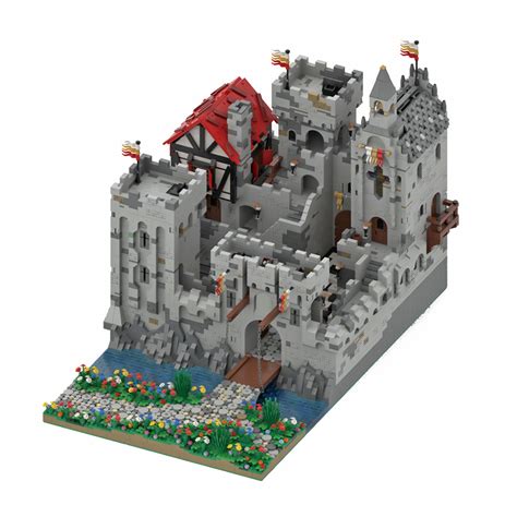 Best MOC-36658 Medieval Stone Castle | Medievalbrick