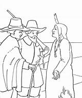 Thanksgiving Pilgrims Coloring Pages  Cool sketch template