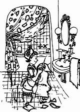 Amelia Bedelia Inside Tailor Coloring Page  Wecoloringpagecom sketch template