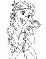 Rapunzel Coloring Pages  100 Pictures Free Printable Tangled sketch template