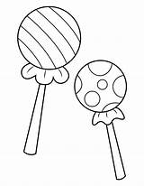 Printable Wrapped Lollipop Coloring Page  Candy coloring Pages sketch template