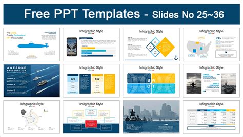 Military Navy Ships PowerPoint Templates - Slidesgo templates