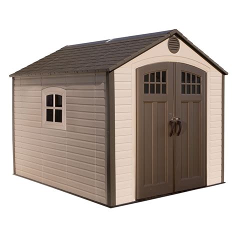 LIFETIME PRODUCTS (Common: 8-ft x 10-ft; Actual Interior Dimensions: 7.5-ft x 9.5-ft) Gable ...