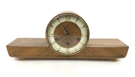 Lot - Schatz German Mid Century Modern Mantle Clock