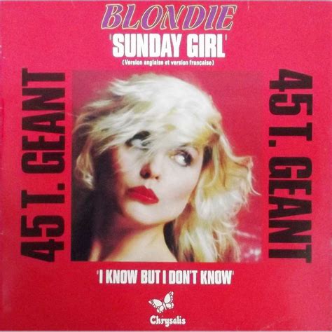 Sunday girl by Blondie, 12inch with vinyl59 - Ref:118473832