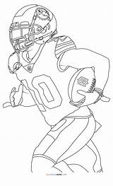 Tyreek Hill Football Coloring Page  Home sketch template