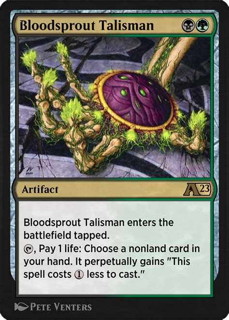 Bloodsprout Talisman · Alchemy: Dominaria (YDMU) #21 · Scryfall Magic The Gathering Search