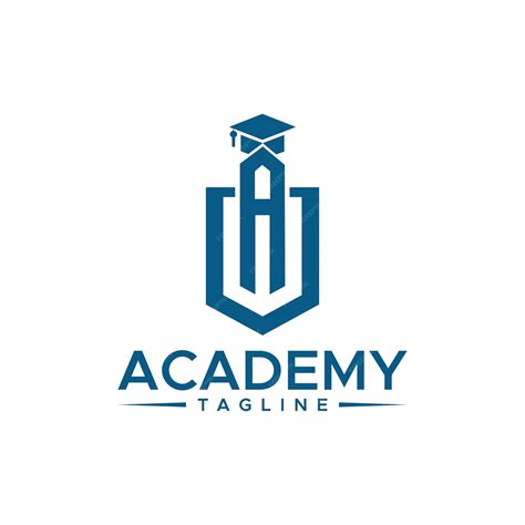 Premium Vector | Education logo design academy logo elegant nice and simple