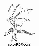 Wyvern Dragon Lineart – Coloring Pages And Books In PDF sketch template