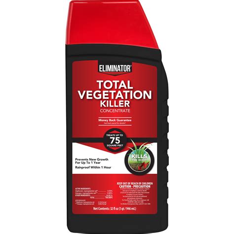 Eliminator Total Vegetation Killer Herbicide, 32 oz. Concentrate - Walmart.com