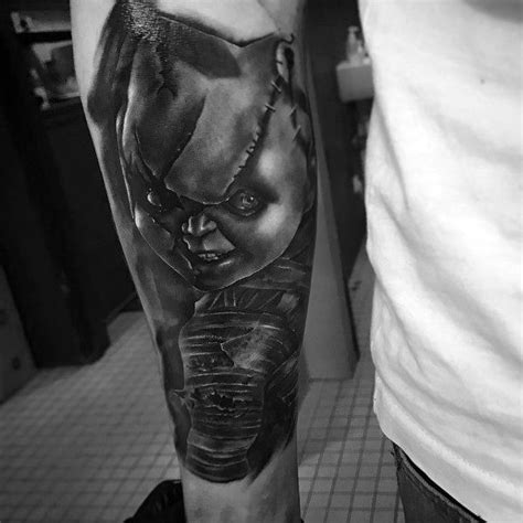 80 Chucky Tattoo Ideas For Men - Horror Movie Designs