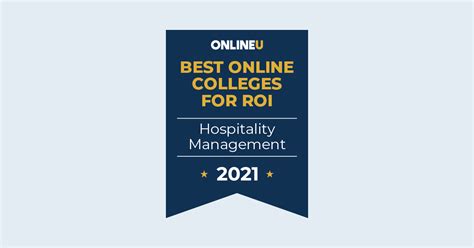 Best Online Hospitality Management Degrees | OnlineU