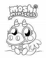 Cute Moshi Monster coloring Page  Download Print Or Color Online For Free sketch template
