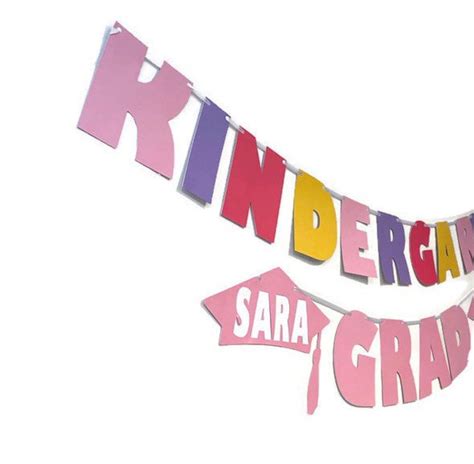 Kindergarten Graduation Banner Kindergarten graduation | Etsy