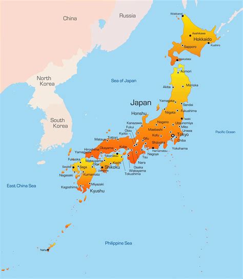 Map Japan