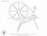 Sleeping Beauty Spinning Wheel Coloring Pages sketch template
