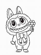 Páginas Para colorear De Labubu Niños Imprimibles Gratis 🎨  sketch template
