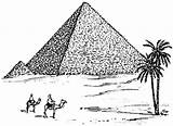 Egyptian Pyramid Coloring Page  Coloring Easy For Kids sketch template