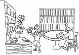 Library Coloring Pages Free Printable sketch template